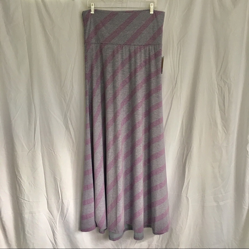 NWT LuLaRoe size L Maxi skirt